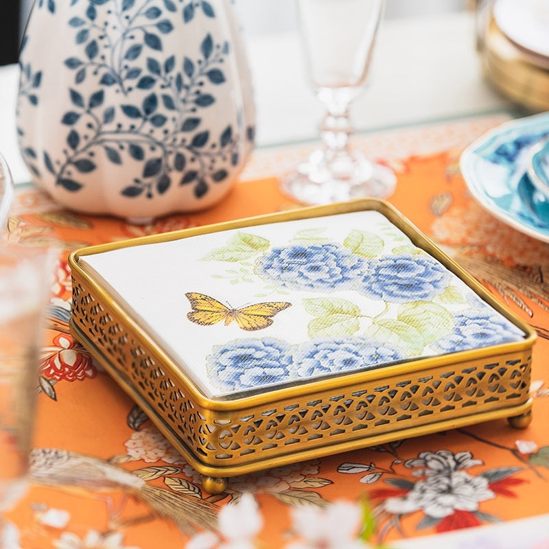 Brass Carved Tray For kitchen  Decor