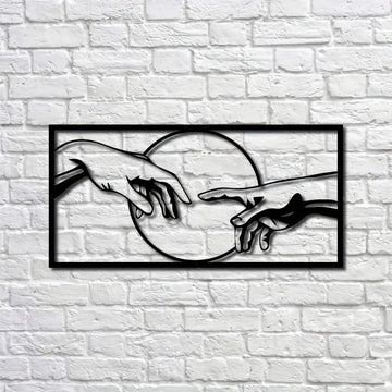 Modern Black Metal Wall Art